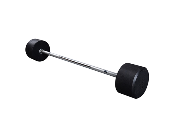 Rubber Straight Fixed Barbell